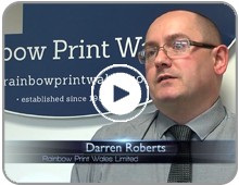 Rainbow Print Wales Customer Testimonial Video Button