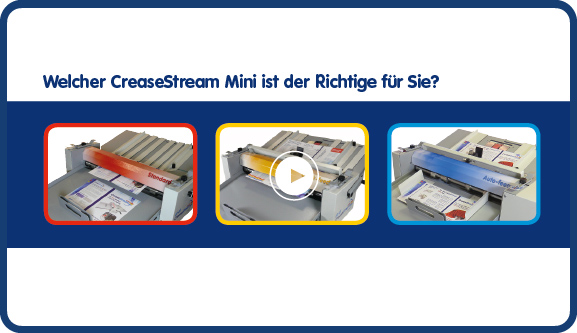 Alle drei CreaseStream Rill- und Perforiermaschinen